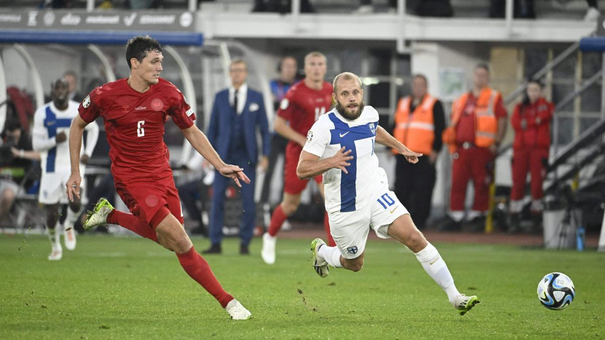 Resumen y goles del Finlandia - Dinamarca (0-1) partido de la jornada 6