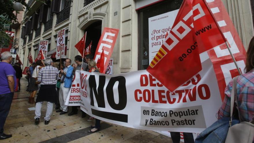 Un momento de la protesta