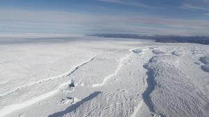 El glaciar Zachariæ Isstrøm en 2016.