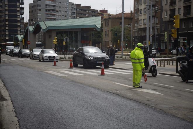 FOTOGALERÍA | Atasco en la avenida Goya de Zaragoza