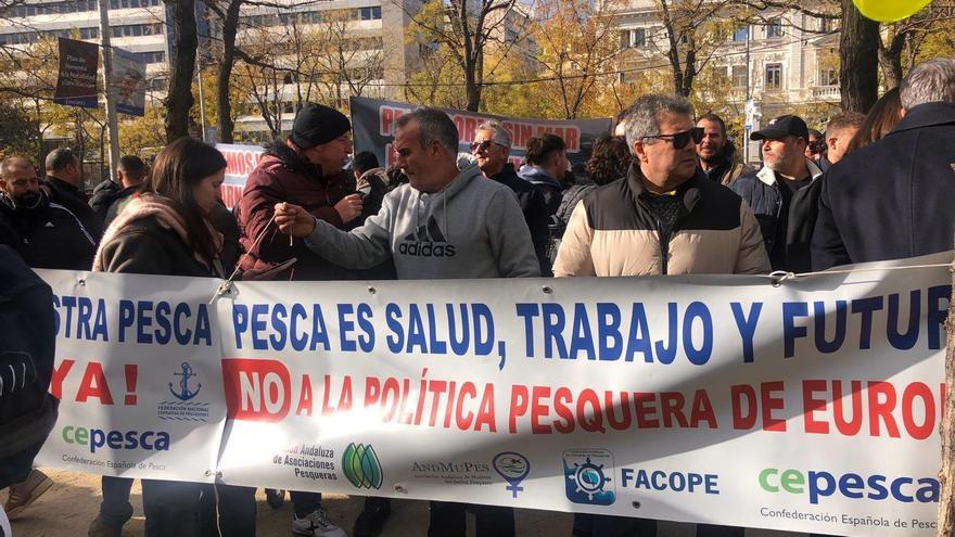 Los pescadores del Mediterráneo en huelga