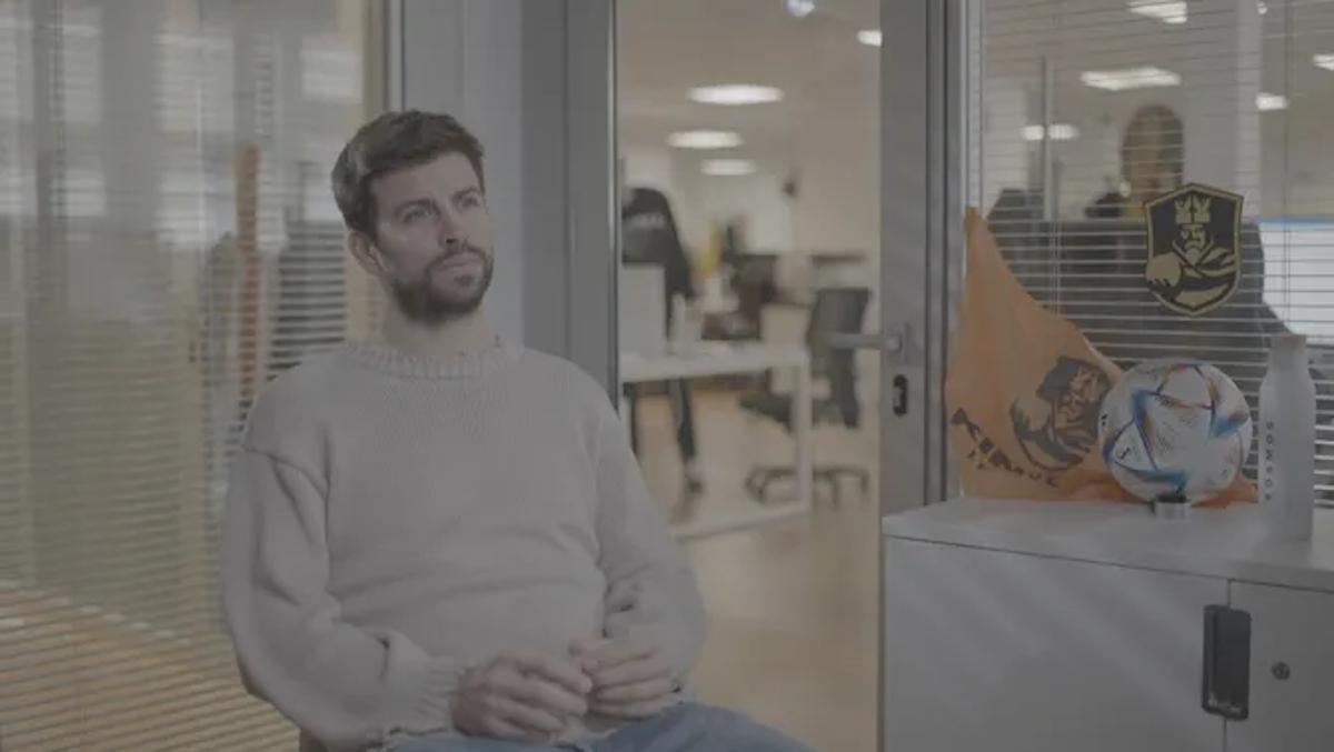 Gerard Piqué, en el programa ’30 minuts’, de TV-3. Gerard Piqué, en el programa ’30 minuts’, de TV-3.
