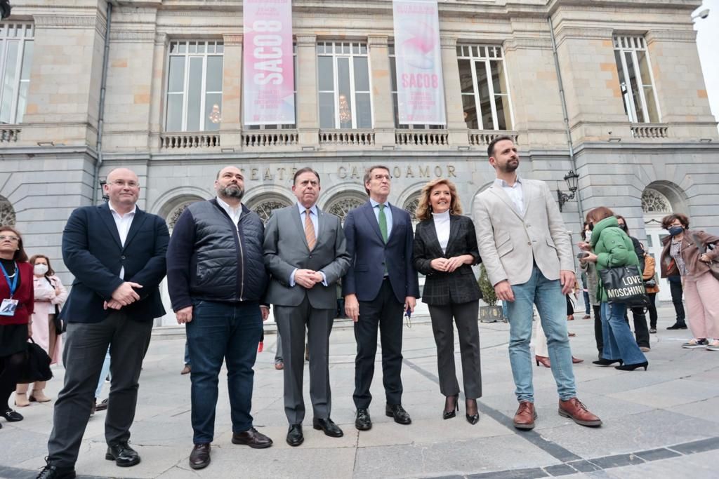 Núñez Freijóo se encuentra con los populares asturianos en Oviedo