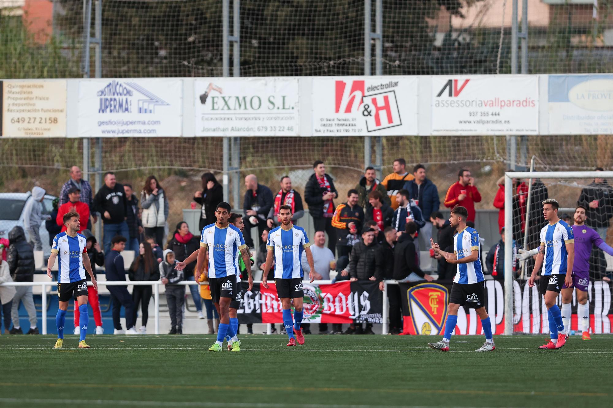 Las imágenes del Terrassa FC - Hércules CF