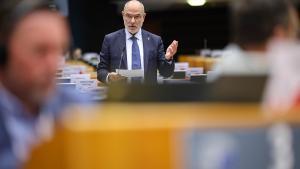 El conseller de Unió Europea i Acció Exterior de la Generalitat, Jaume Duch, en el pleno del Comité Europeo de las Regiones