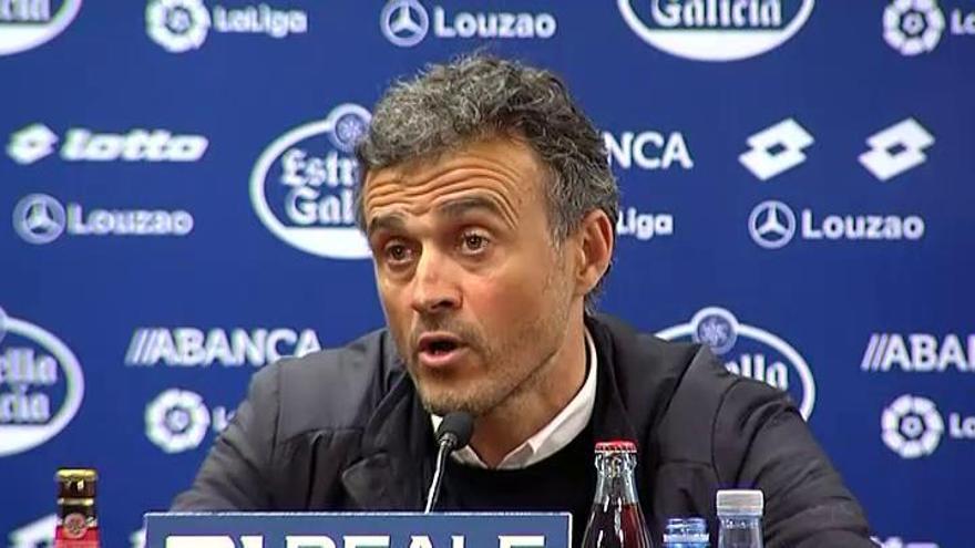 Luis Enrique: "Nos ha faltado lucidez en los últimos metros"