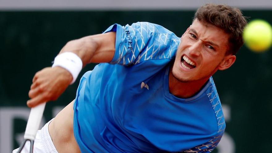 Pablo Carreño durante su partido ante Federico Delbonis