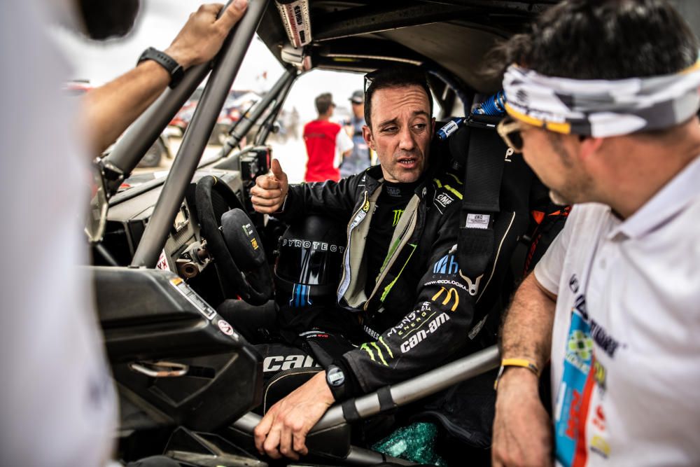 Gerard Farrés, en bugui al Dakar 2019