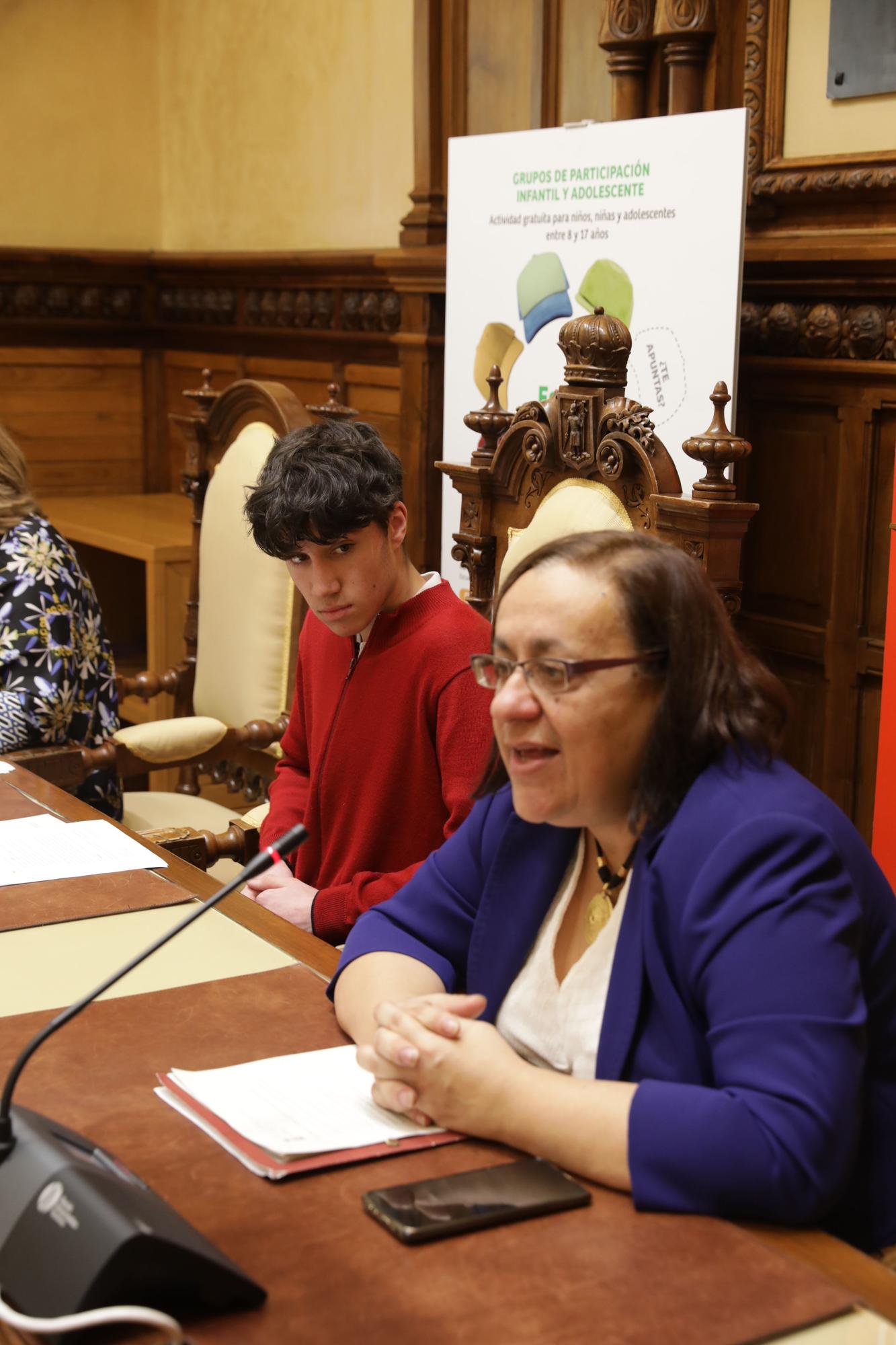 En imágenes: El Pleno infantil en el Ayuntamiento de Gijón