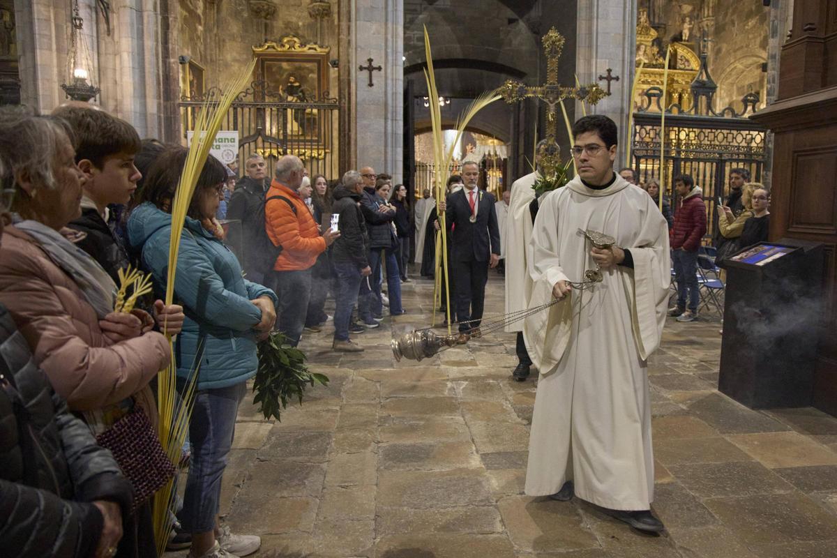 La benedicció de Rams a la Catedral de Girona en imatges La benedicció de Rams a la Catedral de Girona en imatges