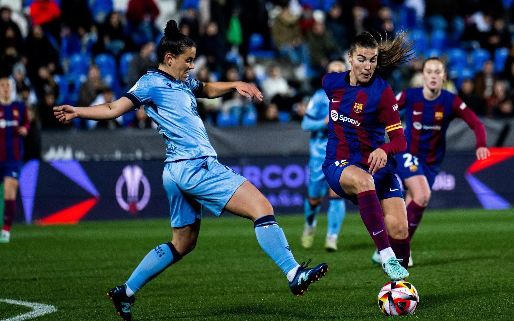 Las imágenes de Mariona, Patri GUijarroo y Cata Coll en la final de la Supercopa