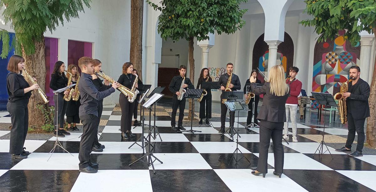 Ensayo de uno de los conciertos del Festival de Jazz en el Cicus.