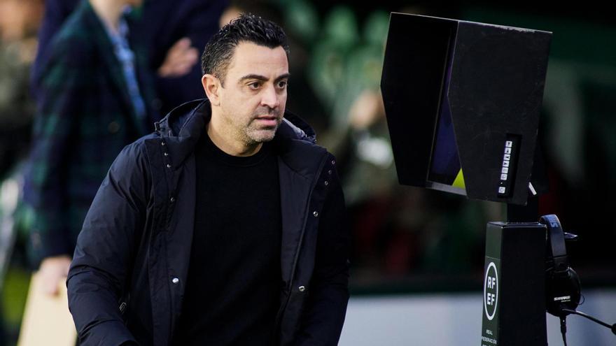 El técnico del FC Barcelona, Xavi Hernández.