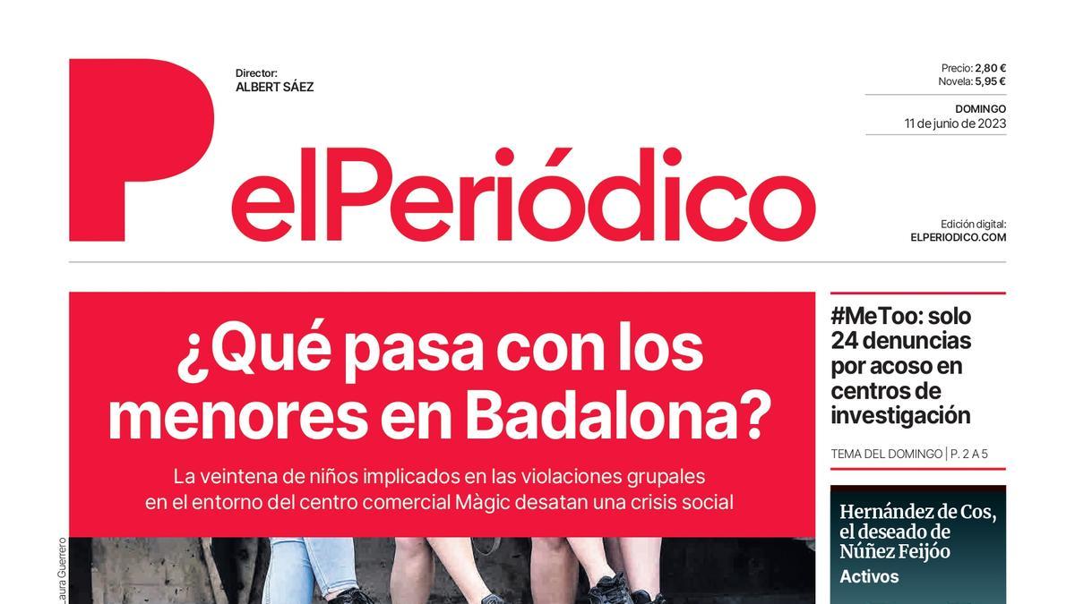 La portada de EL PERIÓDICO del 11 de junio de 2023