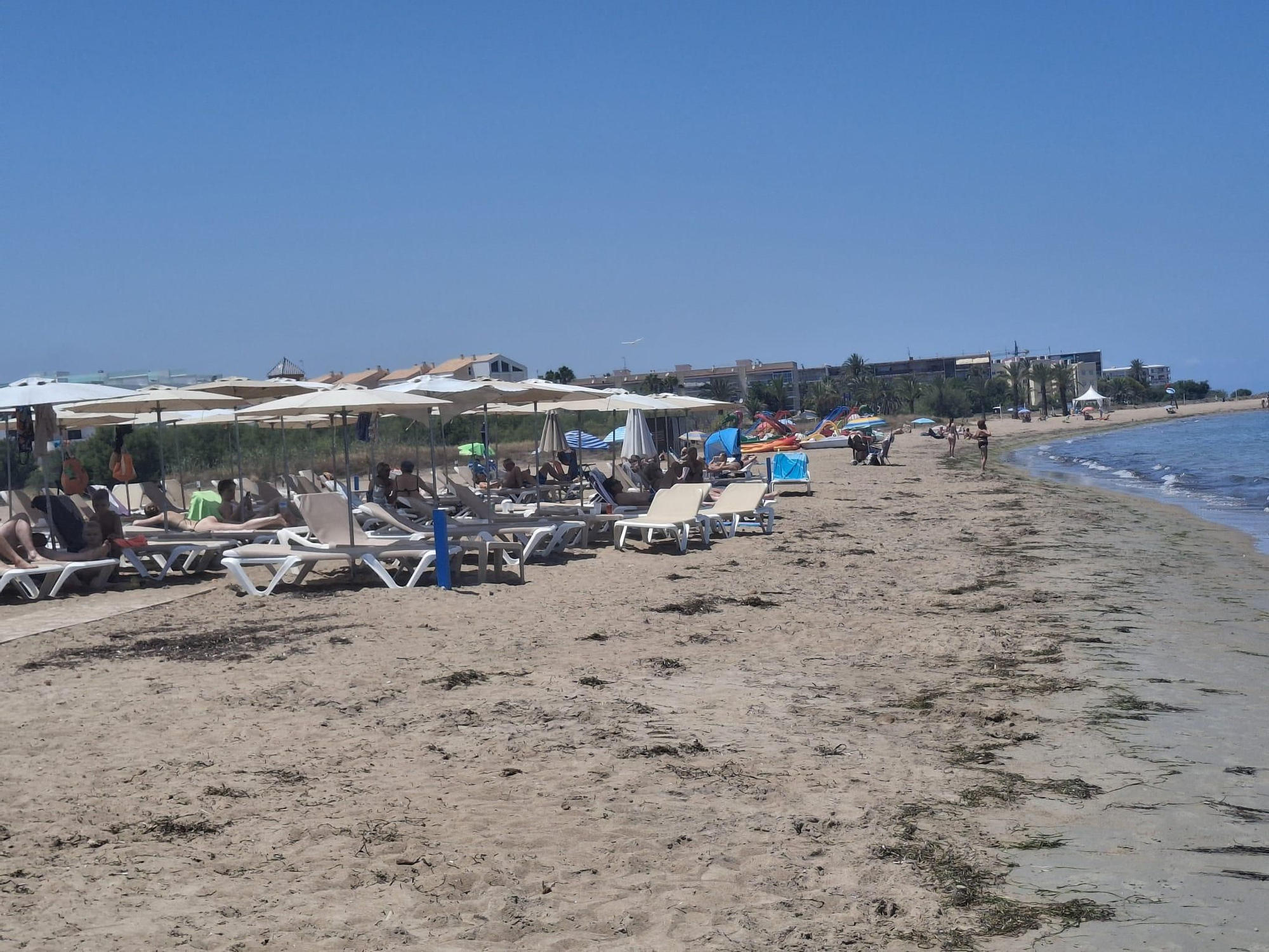 Insólito: playas vacías en Dénia (imágenes)