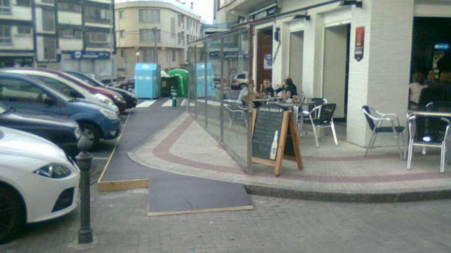 Terraza instalada en Arteixo en el año 2013.