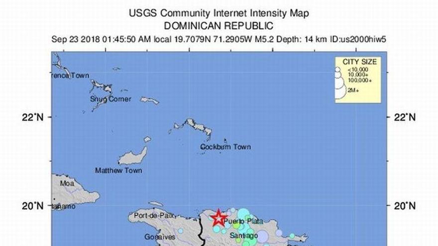 Una cadena de sismos sacude a República Dominicana y provocan daños materiales