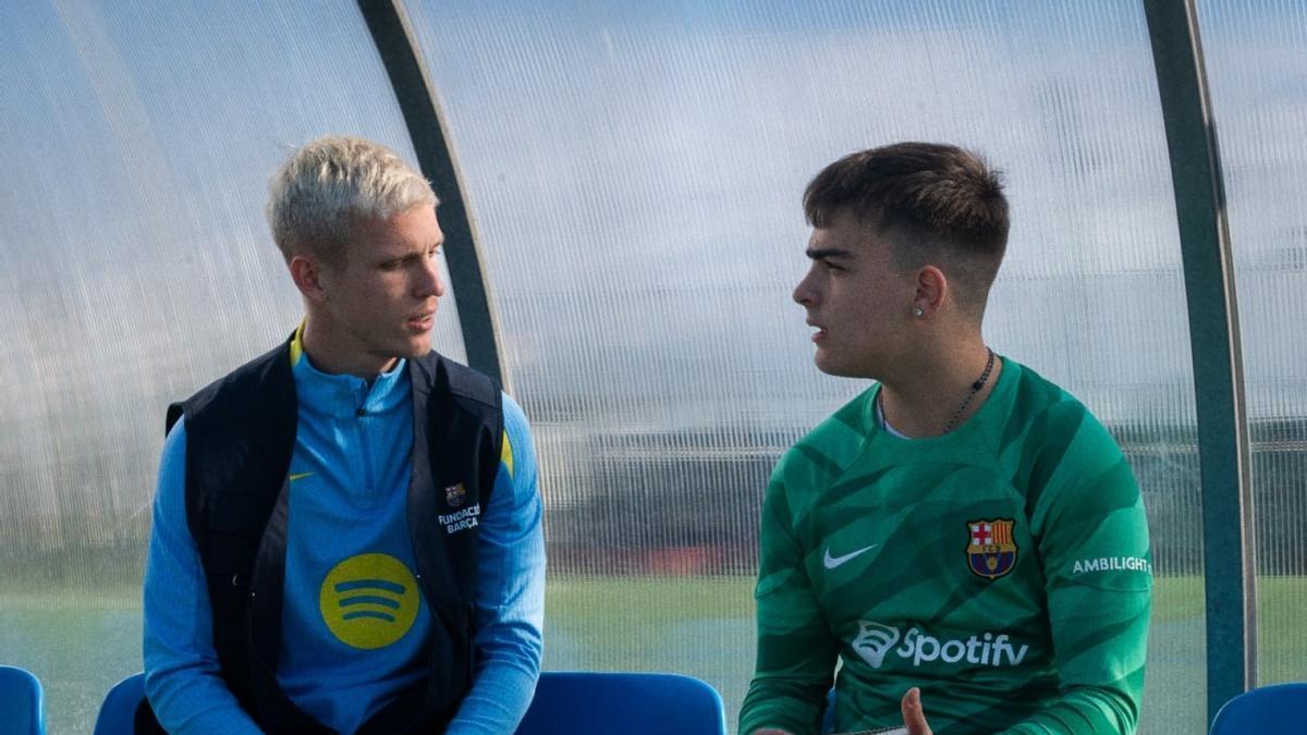 Dani Olmo apadrina el libro autobiográfico de un chico con cáncer