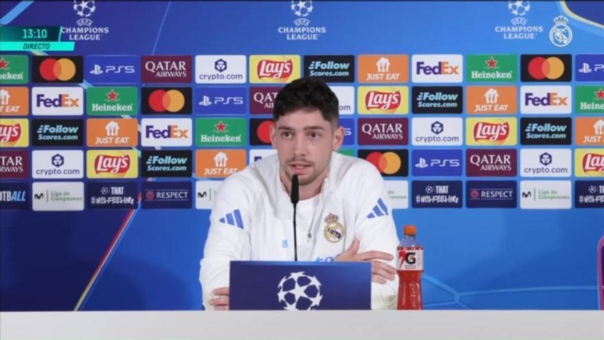 Fede Valverde: "Intento siempre adaptarme a las ideas que quiera el entrenador o el cuerpo técnico."