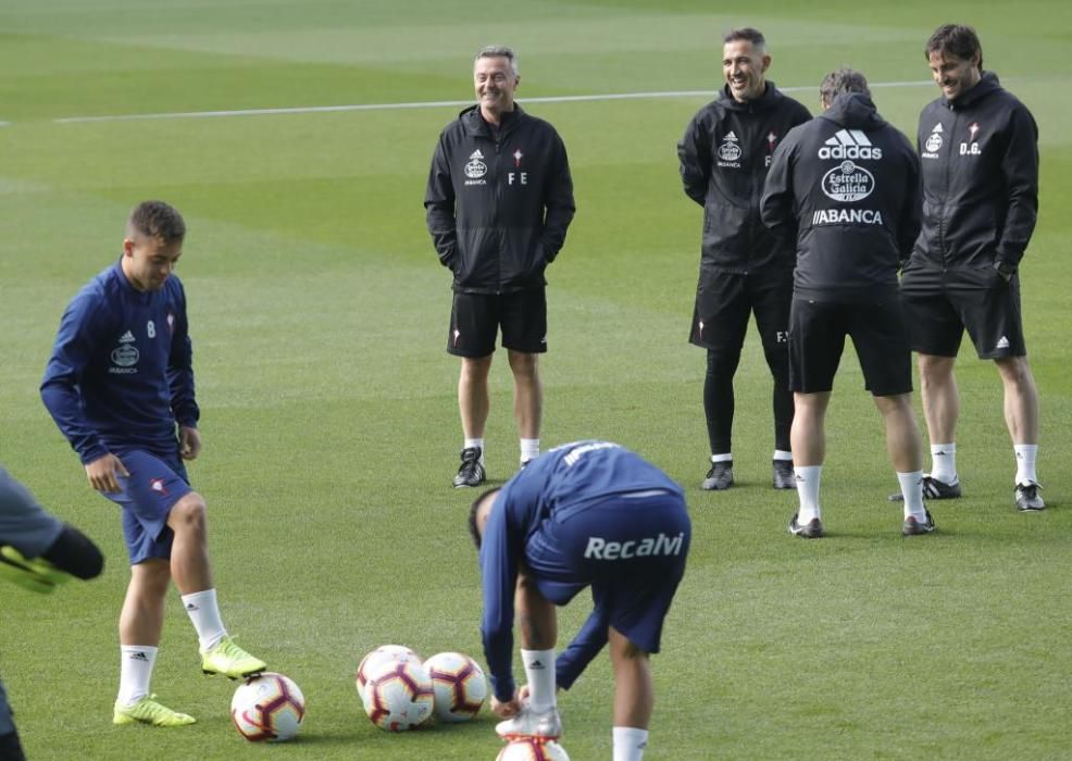 El Celta prepara en A Madroa el último encuentro de la temporada