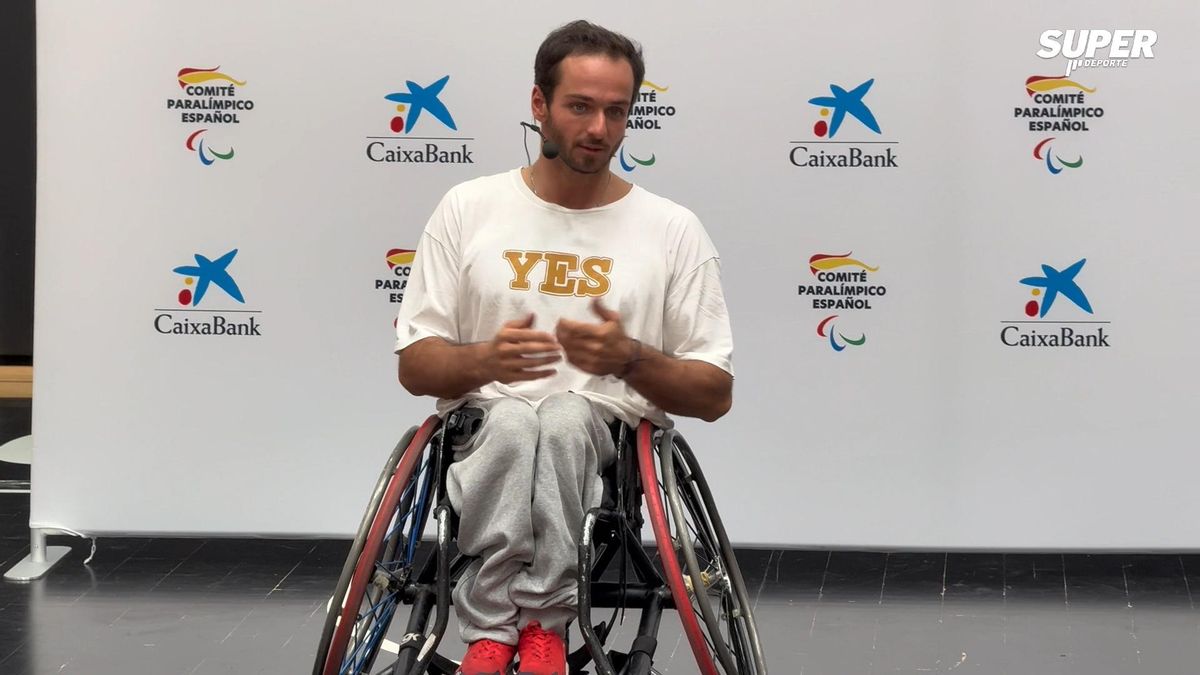 Dani Stix, en el acto de CaixaBank y el Valencia Basket