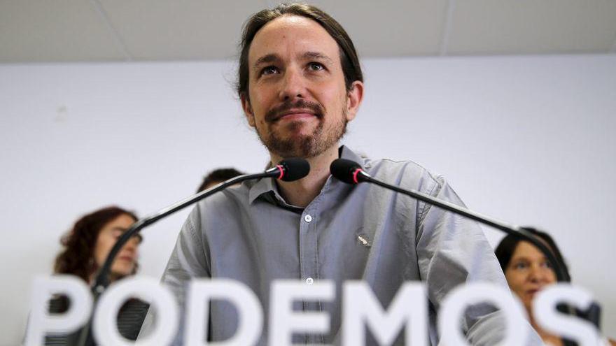 El líder de Podemos, Pablo Iglesias