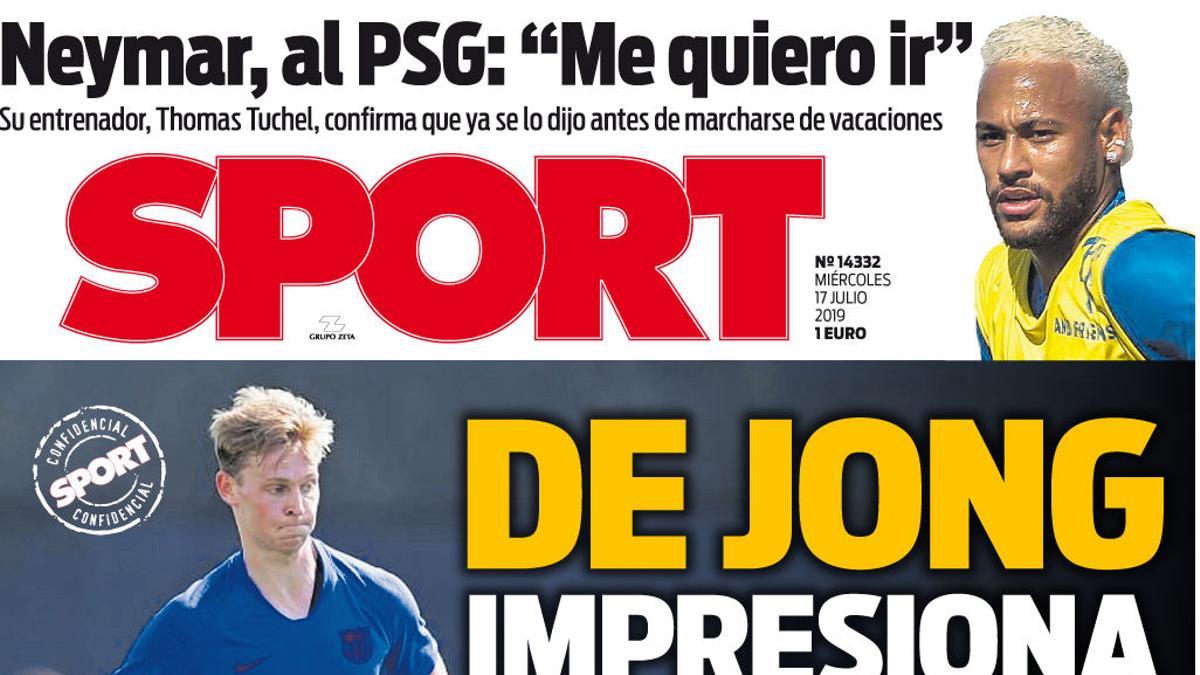 La portada de hoy