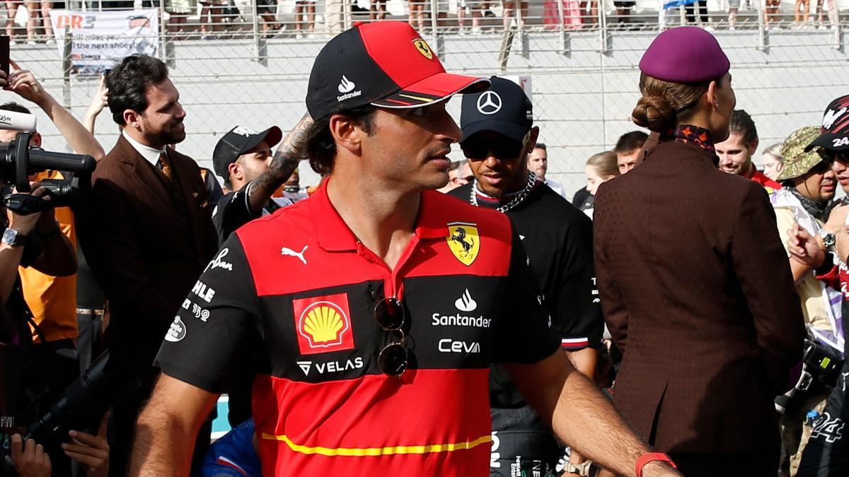 Carlos Sainz, antes de la carrera de hoy