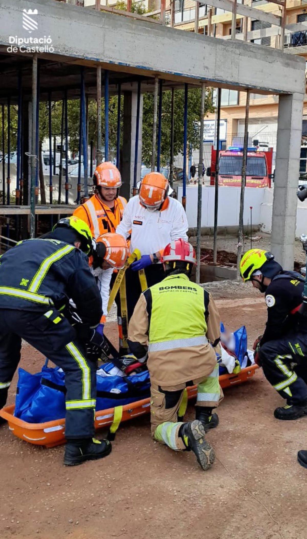 El momento de la evacuación.