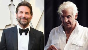 Bradley Cooper normal i caracteritzat d Leonard Bernstein, d gran. La pelicula es diu ‘Maestro’ i es d Netflix.