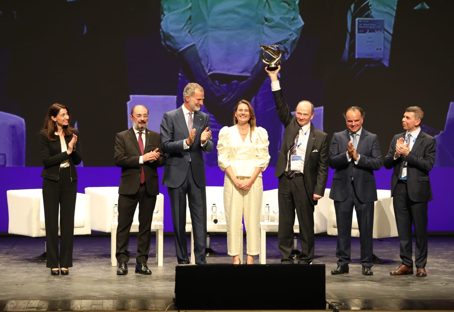 FOTOGALERÍA | El rey Felipe VI en el Congreso Mundial de Medios 2022