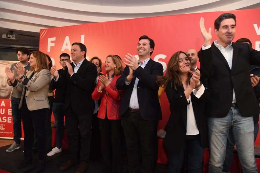 Nadia Calviño, en un acto del PSOE en A Coruña