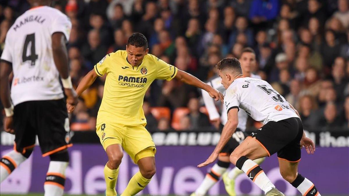 Caros Bacca no goza de los minutos que él quisiera en el Villarreal