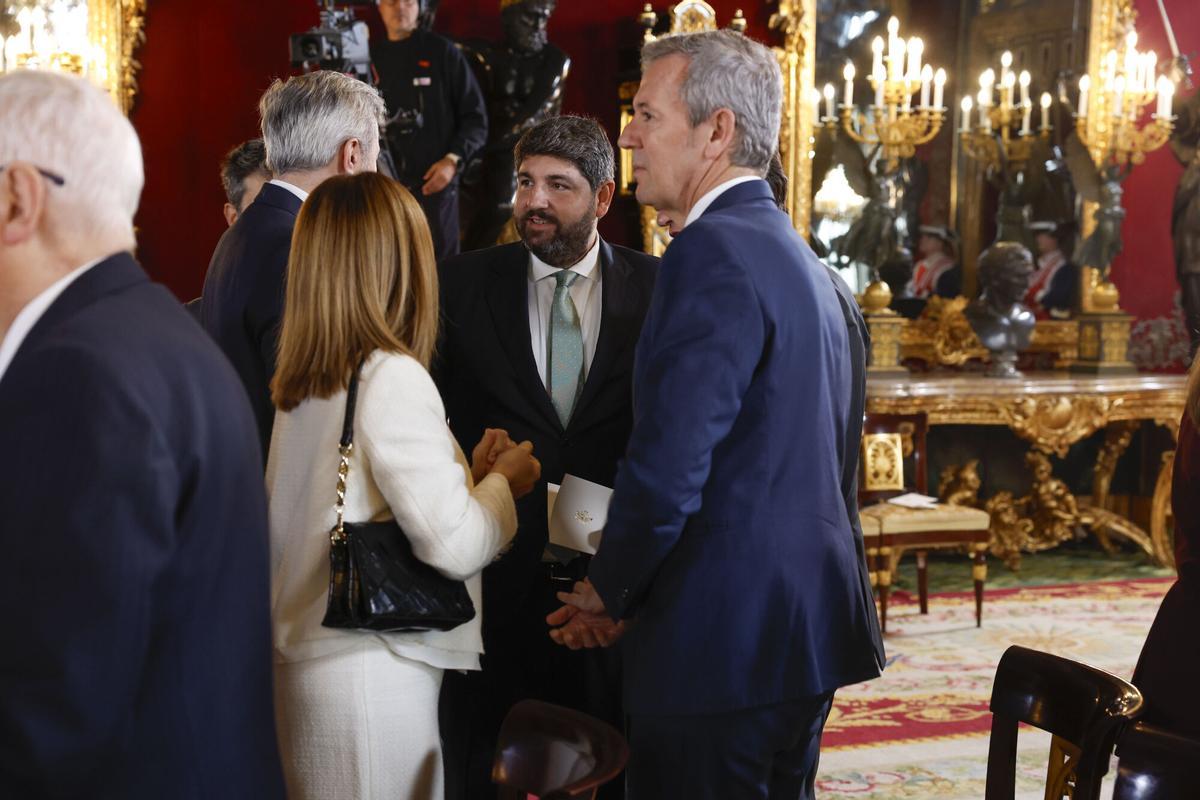 Acto en el Palacio Real por los 50 años de Monarquía. Acto en el Palacio Real por los 50 años de Monarquía.