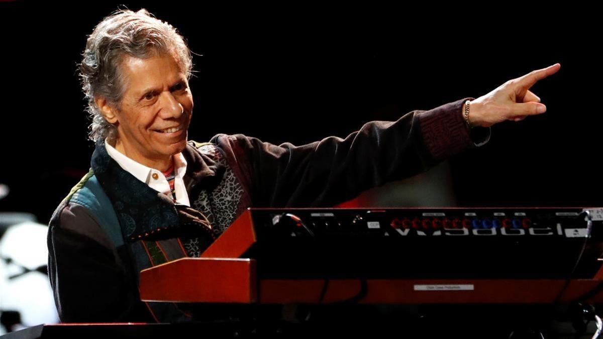 FILE PHOTO  62nd Grammy Awards - Show - Los Angeles  California  U S   January 26  2020 - Jazz pianist Chick Corea performs  REUTERS Mario Anzuoni File Photo