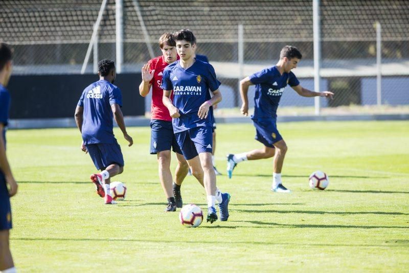 Primer entrenamiento del Real Zaragoza