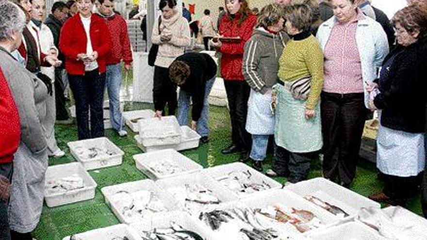 La actividad en la plaza de abastos grovense volvió a ser intensa. / muñiz