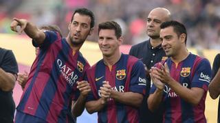 Leo Messi cena en Barcelona con Xavi y Busquets