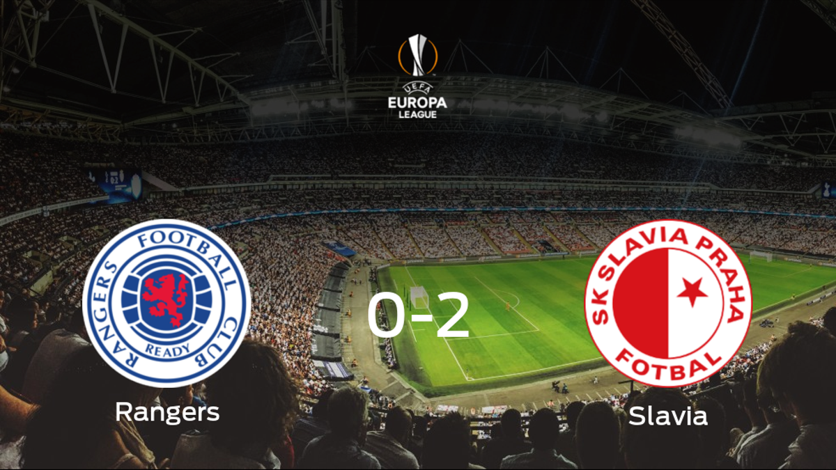 El Slavia Praga pasa a cuartos de final tras derrotar al Rangers por 0-2