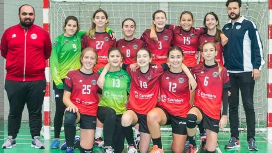 Los equipos cadetes del Handbol Xàtiva juegan la fase de ascenso