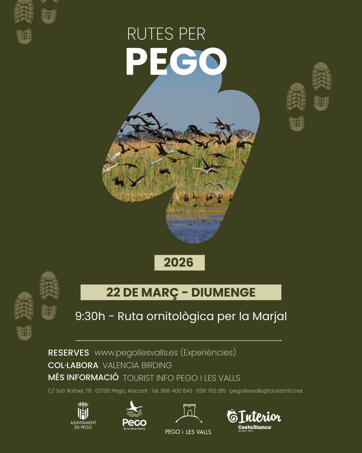 Una de las rutas ornitológicas