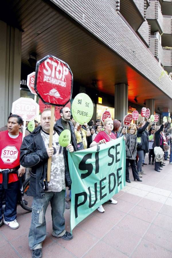 Protesta de Stop Desahucios