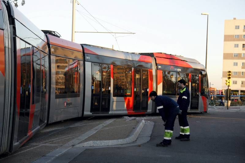 Fotogalería: Accidente del tranvía de Zaragoza