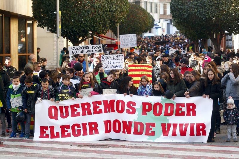 Masiva manifestación en Andorra