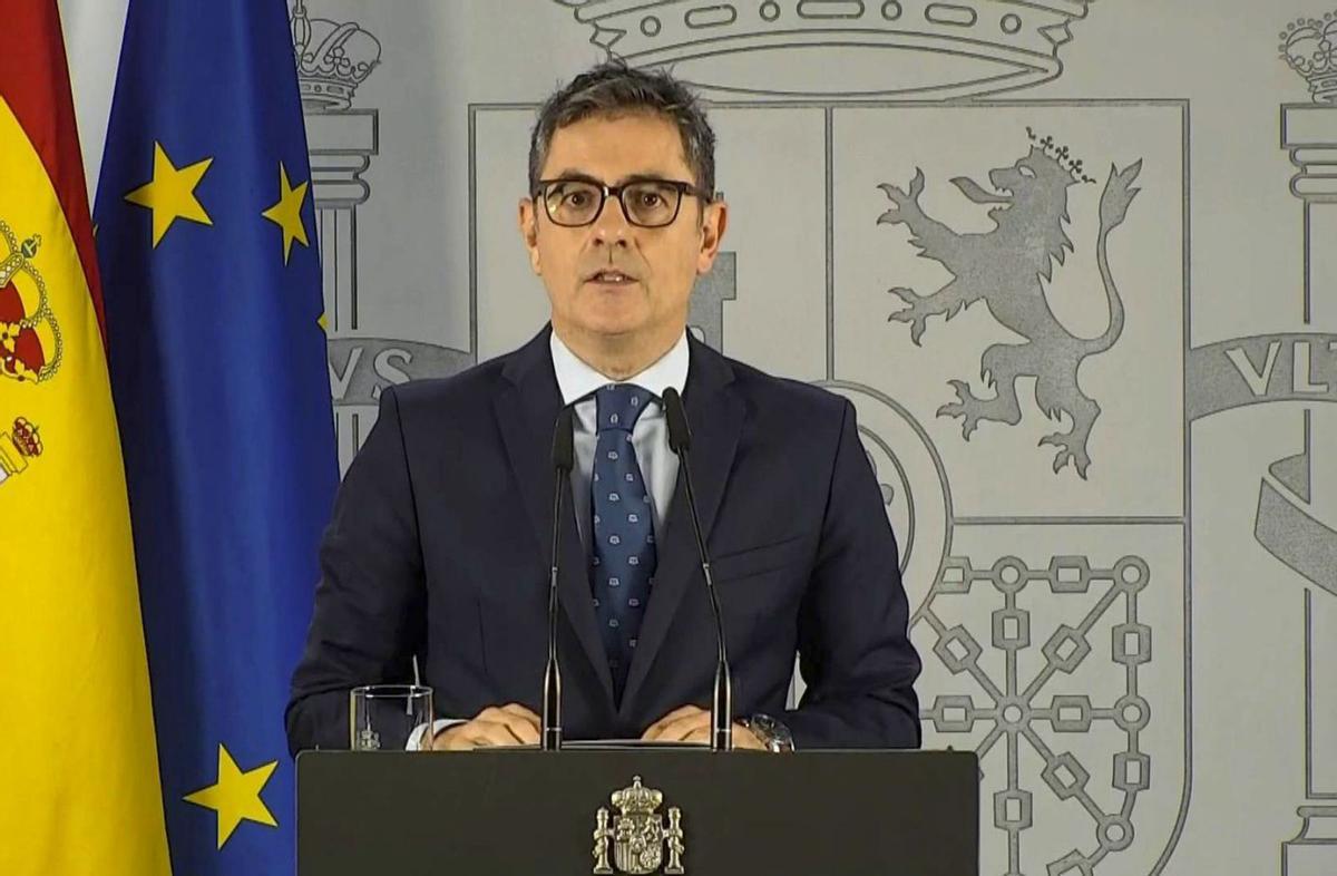 El Govern "no comparteix" la decisió i prepara el relleu de García Ortiz en dies