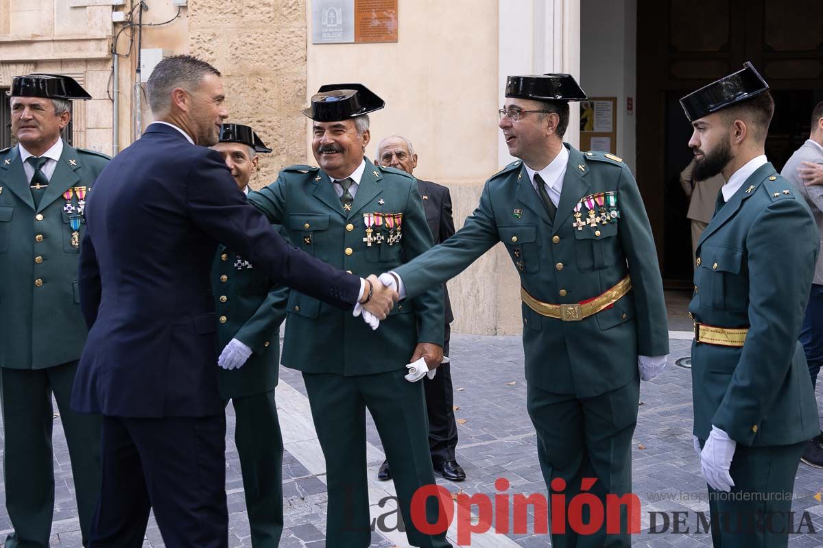 Celebración de la patrona de la Guardia Civil en Caravaca