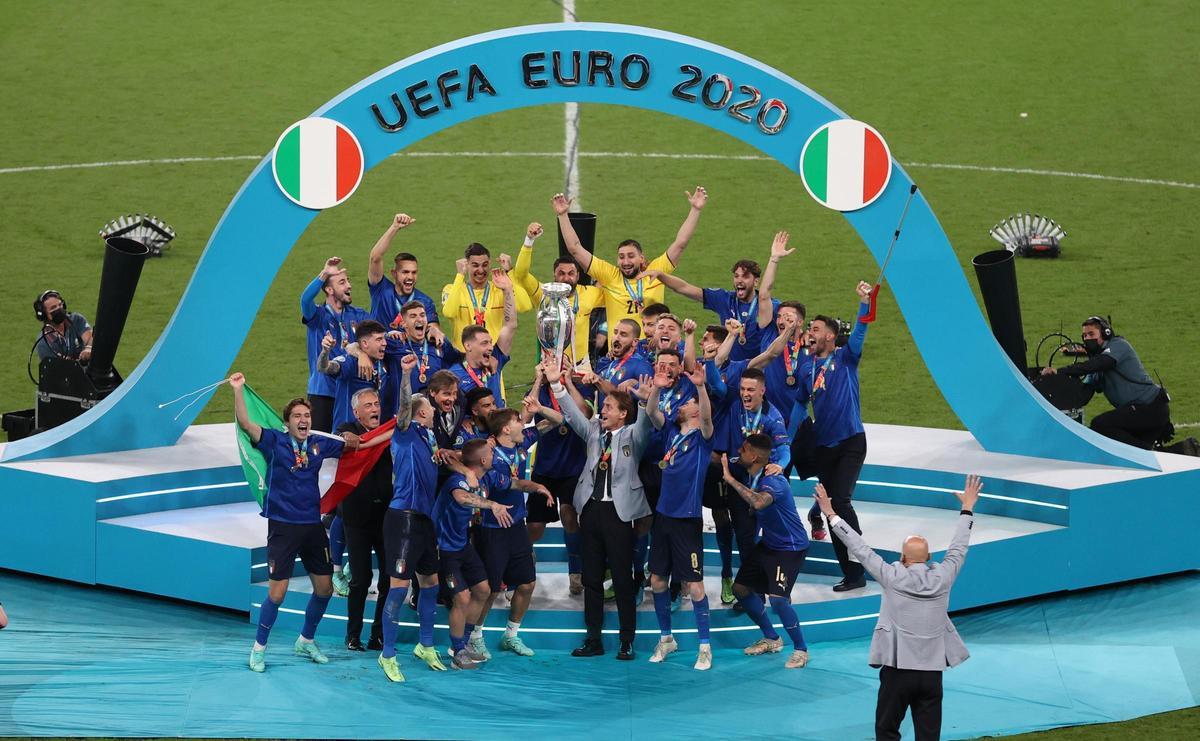 Italia celebra su segunda Eurocopa