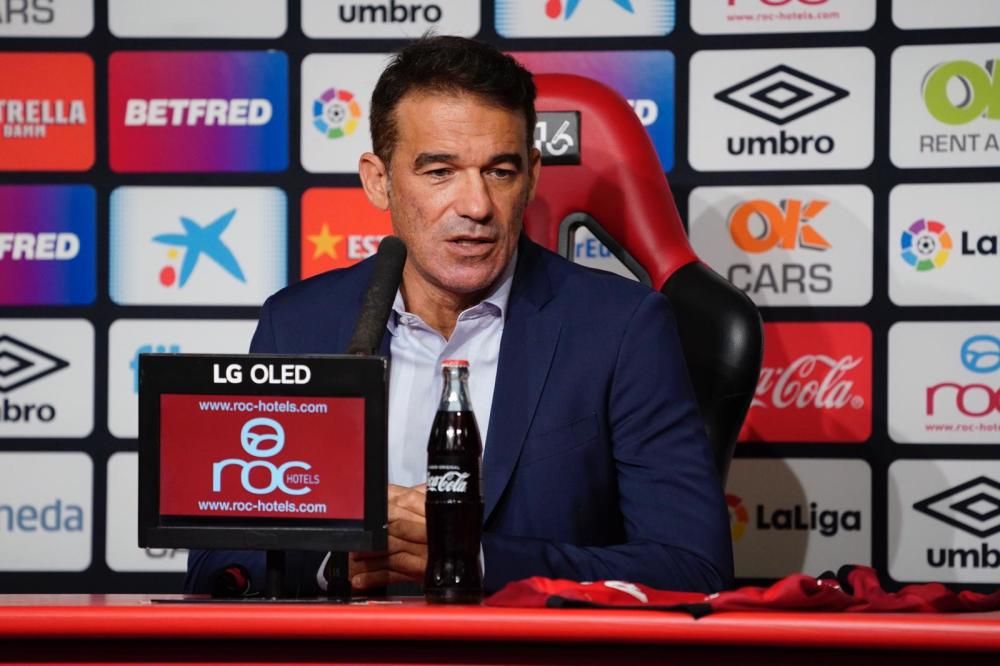 Presentación de Luis García como entrenador del RCD Mallorca