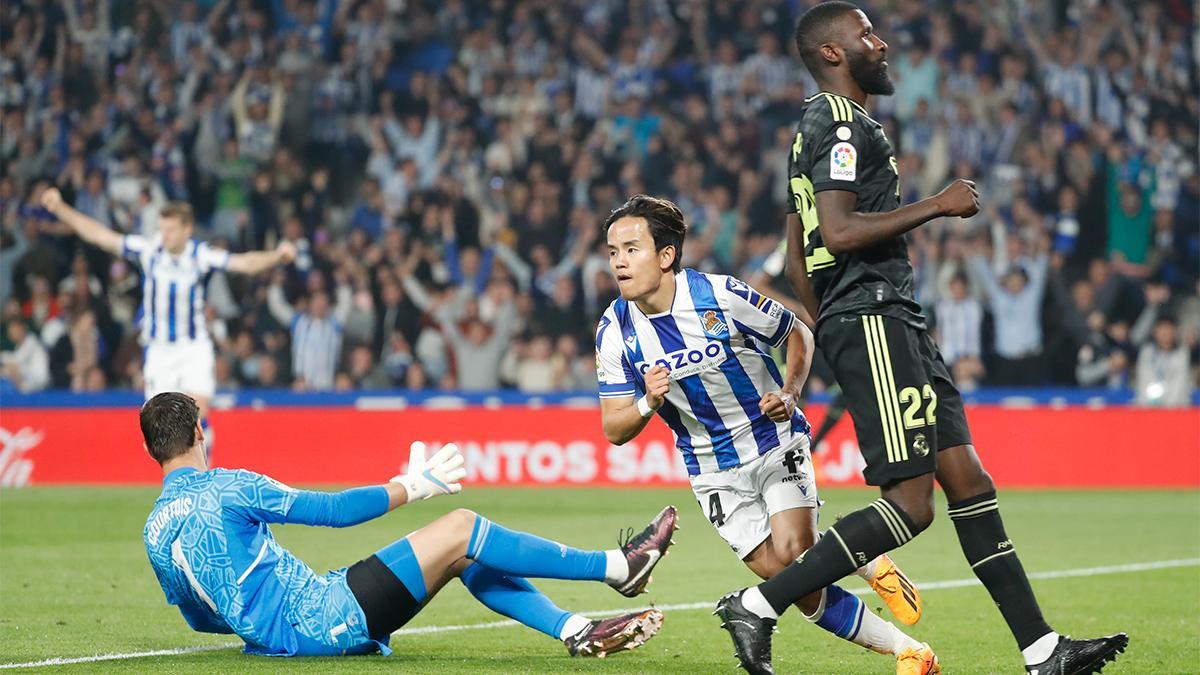 Real Sociedad - Real Madrid | El gol de Take Kubo