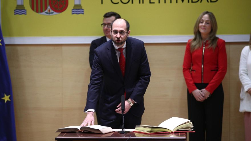 Toma de posesión de Fernando Navarrete como Secretario General del Tesoro.